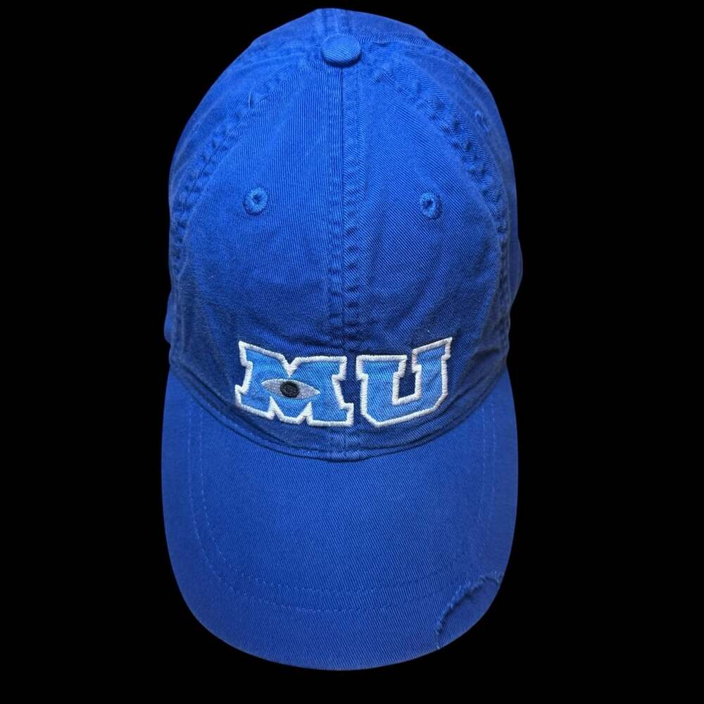 Disney Parks Monsters University MU Stitched Blue Baseball Cap Adult